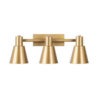 Aplique De Pared, Metal , Oro, 60x21x21, Casquillo 3 X E27 Max 40 W_0