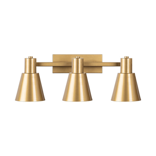 Aplique De Pared, Metal , Oro, 60x21x21, Casquillo 3 X E27 Max 40 W_0