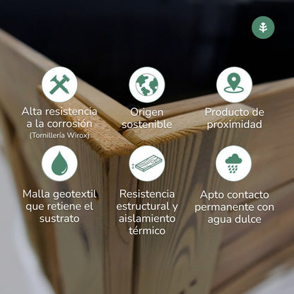 Mesa de cultivo Planeta Huerto