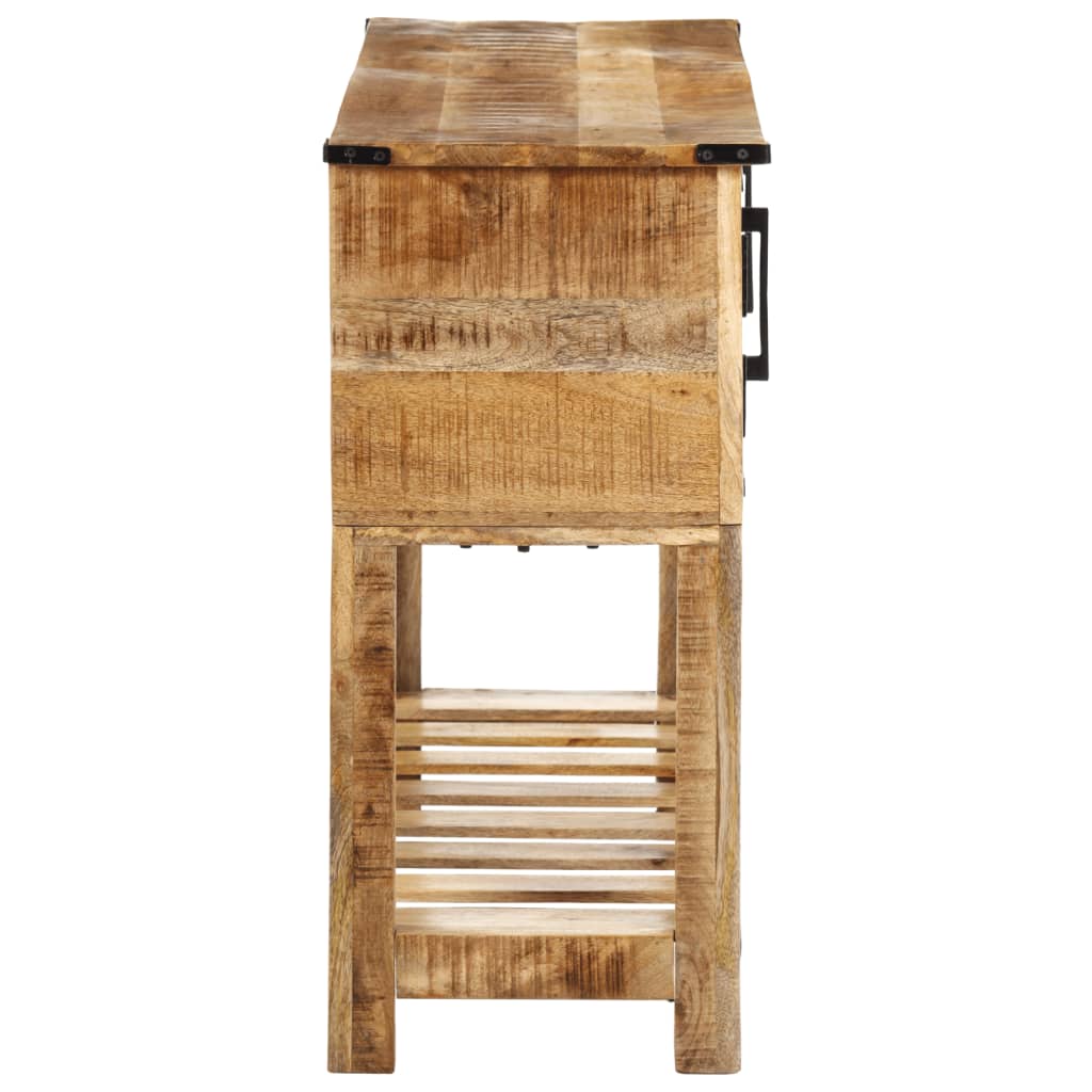 Mesa Consola De Madera Maciza De Mango 100x35x75 Cm_2