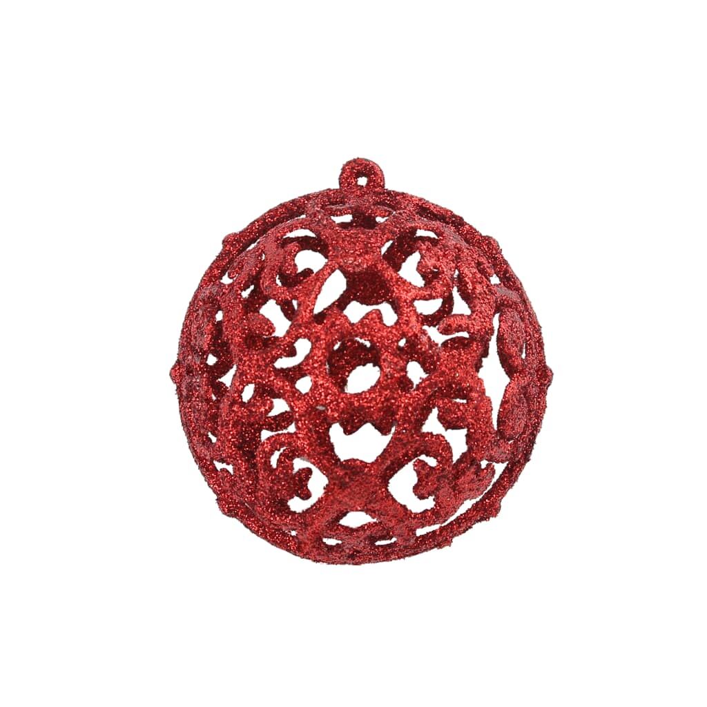 Vidaxl Lote De Bolas De Navidad 100 Unidades Rojas 3/4/6 Cm_2