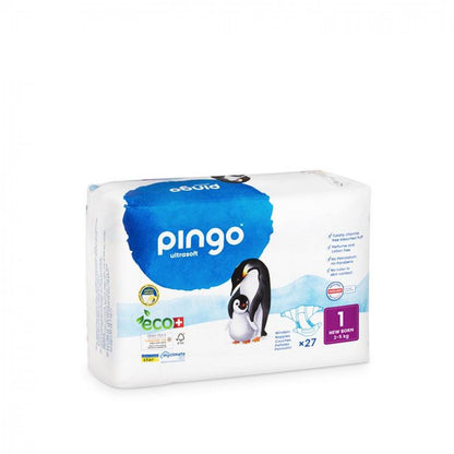 Fraldas Pingo T1 (Recém-nascido) 27 Unidades