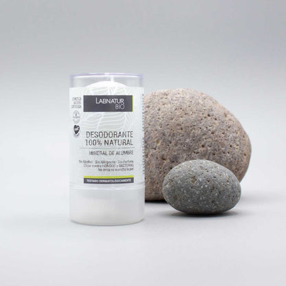 Desodorante Natural de Alumbre Stick Labnatur Bio 120 g | Control del Mal Olor | Sin Alcohol | Piel Sensible | Vegano_1
