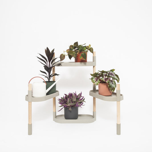 Soporte Modular Citysens De 4 Bandejas Gris Claro_0