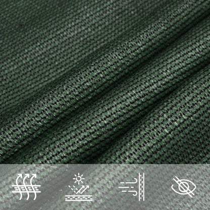 Vidaxl Toldo De Vela Verde Oscuro Hdpe 160 G/m² 2,5x3 M_4