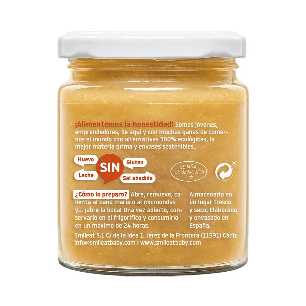 Pote de estufado biológico com carne e presunto 230g