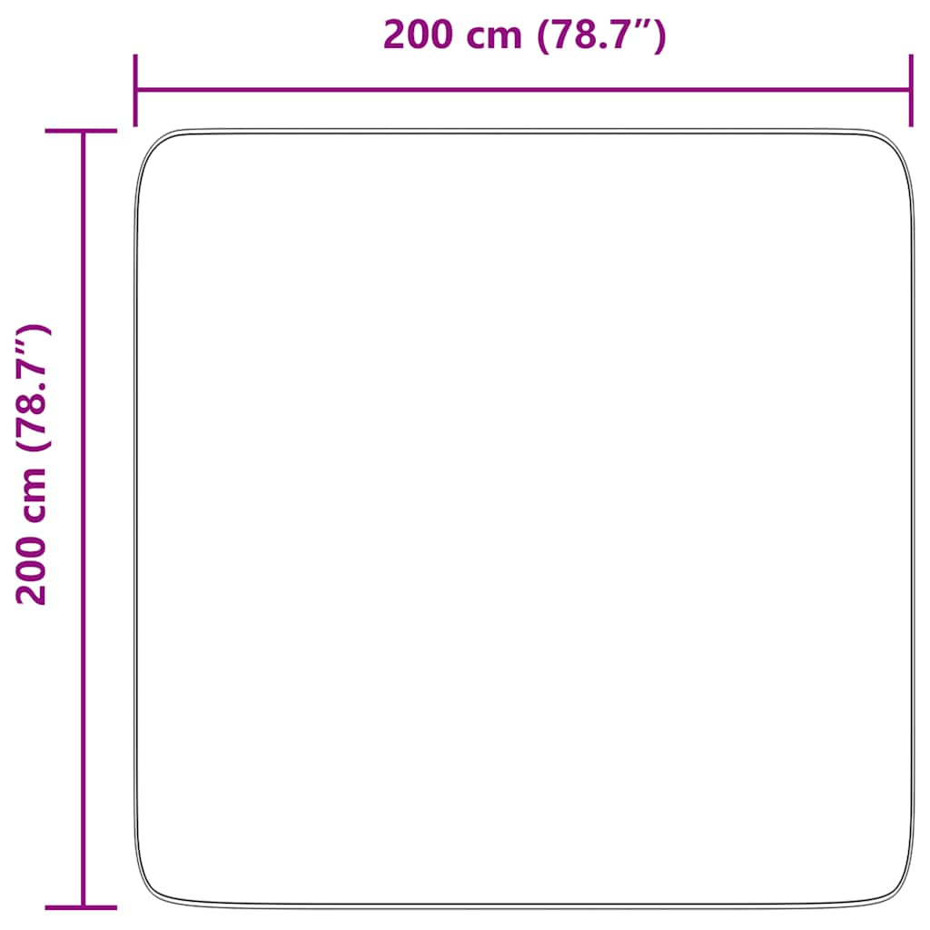 Vidaxl Alfombra Peluda De Pelo Largo Navarra Negra 200x200cm Poliéster_2