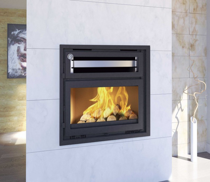 BRICOSOL Insertable de leña con horno y turbinas FM Modelo IT-180 H_0