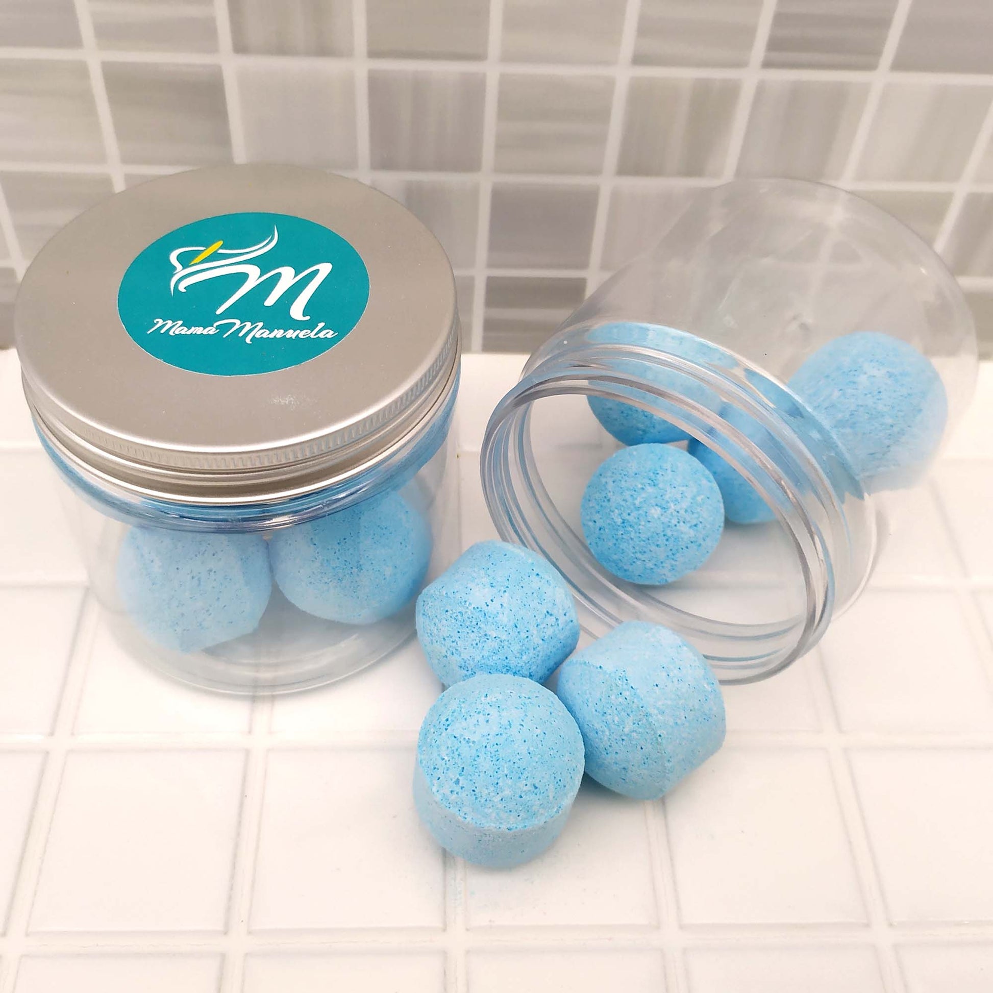 Tarro 7 Mini Bombas Efervescentes Para Manicura Y Pedicura - Ablandan Durezas, Uñas Y Cutículas - Aroma Lavanda_1