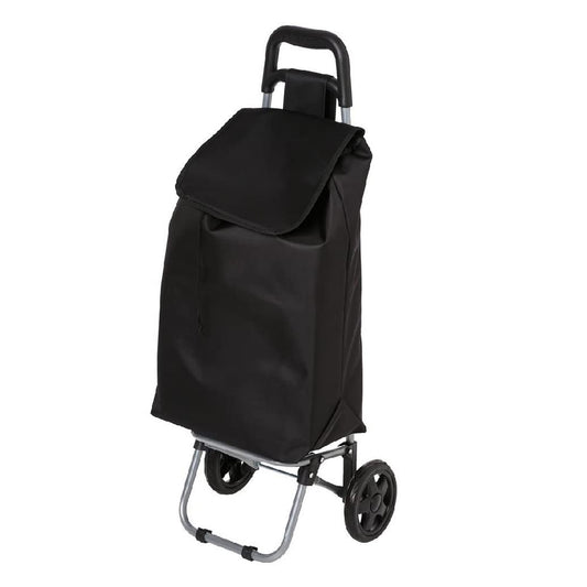Wellhome - Carro De La Compra 2 Ruedas, 30 L., Negro_0