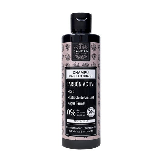 Champu Carbon Activo Detox Capilar 250ml Banban_0