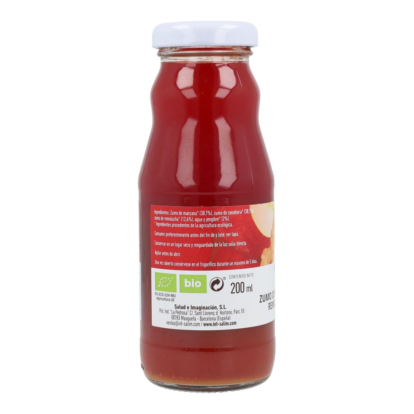 Sumo Multifrutas com Gengibre Eco-Salim 200ml