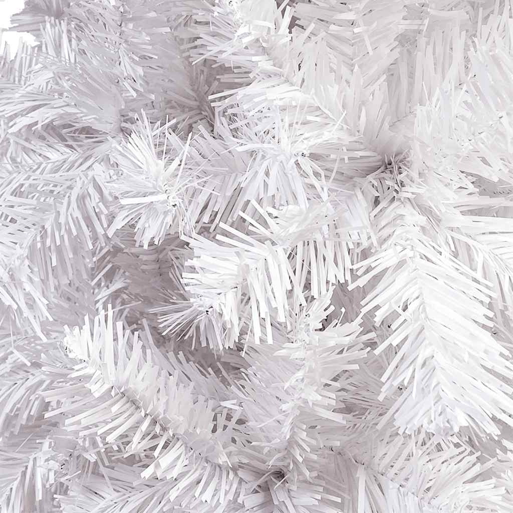 Vidaxl Árbol De Navidad Delgado Blanco 180 Cm_4