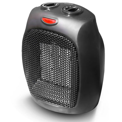 Calefactor Cerámico Portátil Ptc, Termostato Regulable, 2 Niveles Potencia, Función Ventilador, Briebe, Ht1128, Negro_1