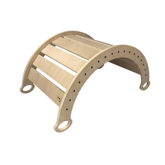 Arco/balancín De Aprendizaje Pikler De Madera. Med: 80 X 45 X 45 Cm. Arnksc0015. Woodgo.