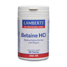 Betaína HCl 324mg/Pepsina 5mg Lamberts, 180 comprimidos