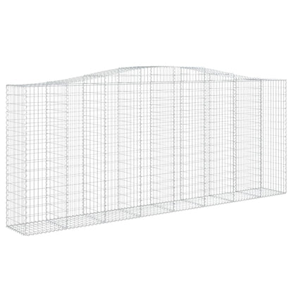 Cestas De Gaviones 5 Uds Forma De Arco Hierro 400x50x160/180 Cm_2