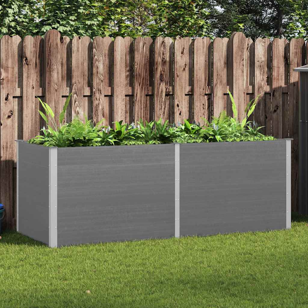 Arriate De Wpc Gris 250x100x91 Cm_1