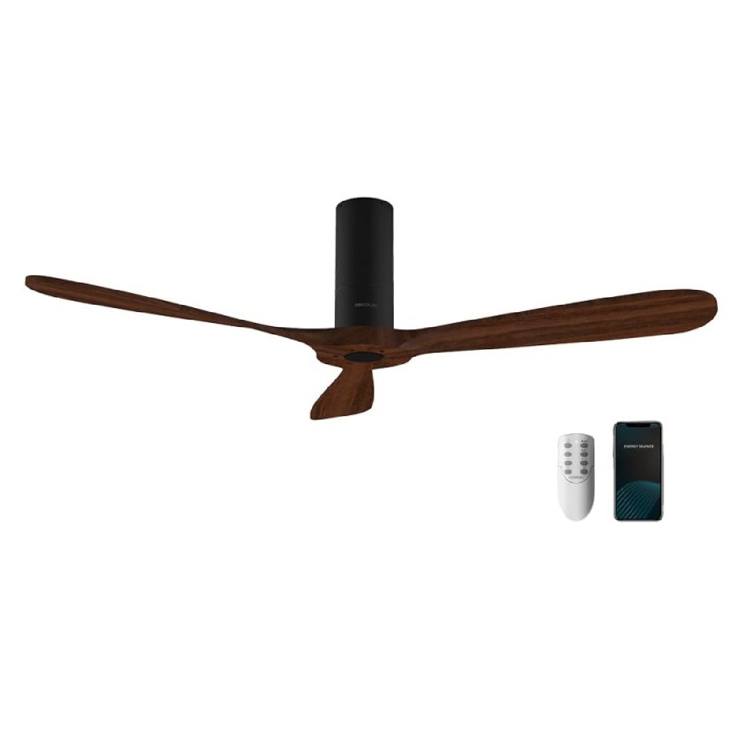 Cecotec Ventilador De Techo Sin Luz Ventilador De Techo Energysilence Aero 5500 Black Aqua Connected_0