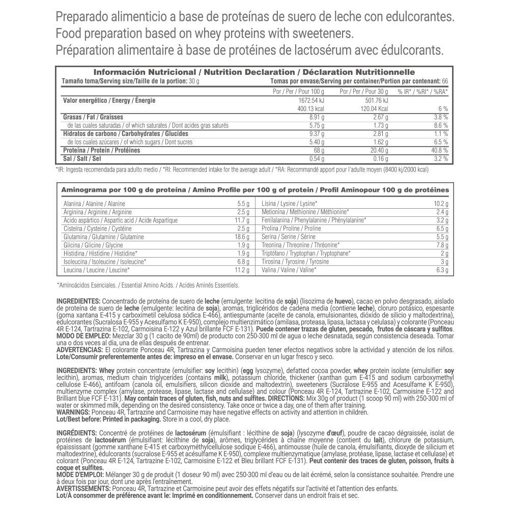 Whey Protein80 - 2 Kg - Batido Chocolat - Aumenta La Masa Muscular - Masmusculo_4