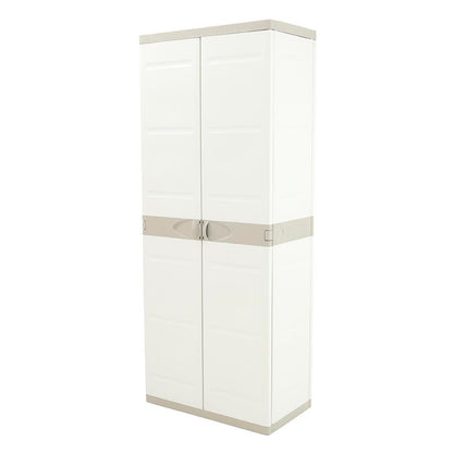 Armario 4 Estantes 70 cm Titanium Plastiken Beige