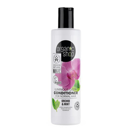 Condicionador Orquídea e Mint para cabelos normais, Organic Shop, 250 ml