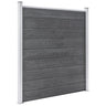 Cerca De Jardim Wpc Cinza 1737x186 Cm / Vetonek