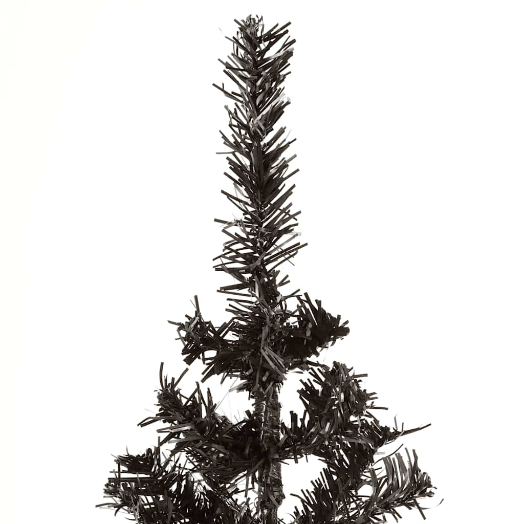 Vidaxl Árbol De Navidad Delgado Negro 150 Cm_3