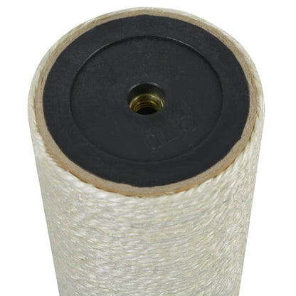 Vidaxl Poste Rascador Para Gatos 8x25 Cm 10 Mm Beige_1