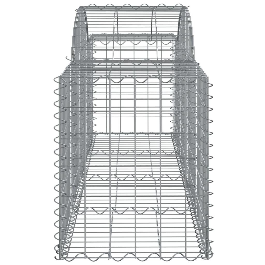 Cestas De Gaviones 50 Uds Forma De Arco Hierro 200x50x60/80 Cm_4