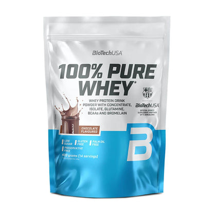 100% Pure Whey - 400g - Chocolate Y Coco - Proteina De Suero Whey - Biotech Usa_0