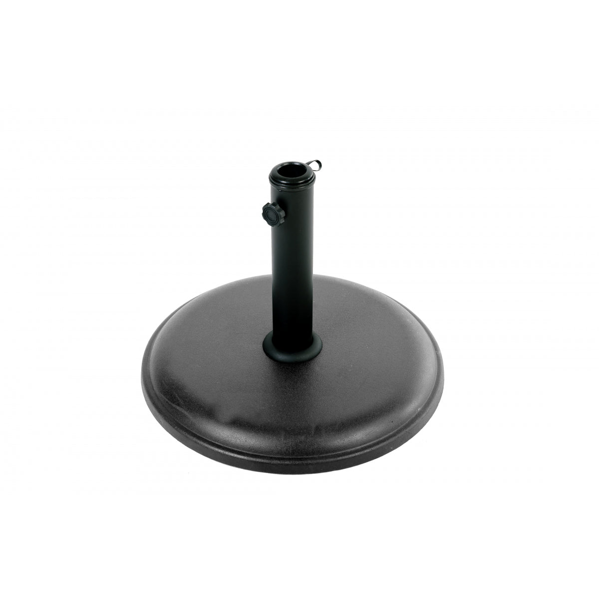 Pie De Sombrilla Redondo De Hormigón 15kg Gris Con 1 Tornillo + 1 Adaptador De Plástico 45x5cm - Mobiliario De Jardín_0