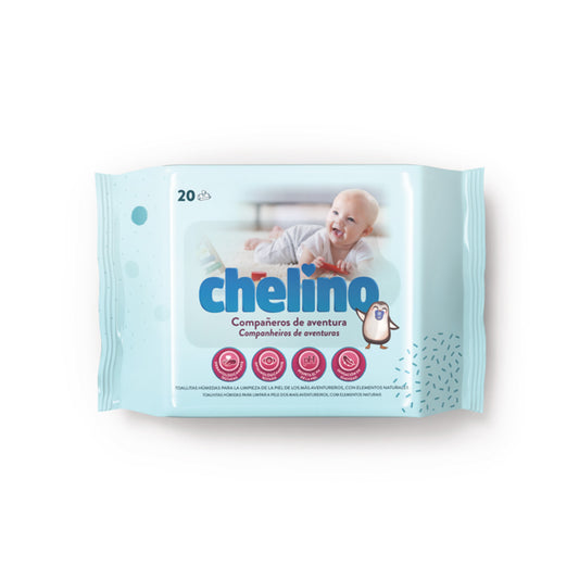 Toalhitas Húmidas Chelino Dermo Sensitive Baby 20 Unidades