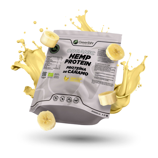 Proteína de cânhamo ECO sabor banana Green Tahr 750g