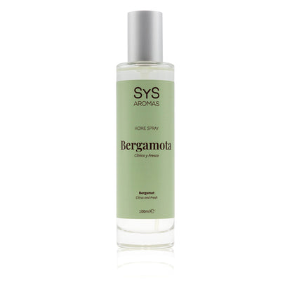 Ambientador Pulverizador Bergamota Origins SYS Aromas 100 ml | Aroma Cítrico y Floral | Equilibrante_0