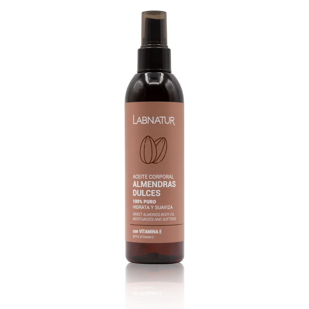 Aceite Corporal de Almendras Dulces Labnatur 200 ml | Hidrata y Suaviza | Piel Seca, Estrías y Cabello | Vegano_0