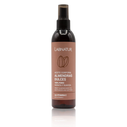 Aceite Corporal de Almendras Dulces Labnatur 200 ml | Hidrata y Suaviza | Piel Seca, Estrías y Cabello | Vegano_0