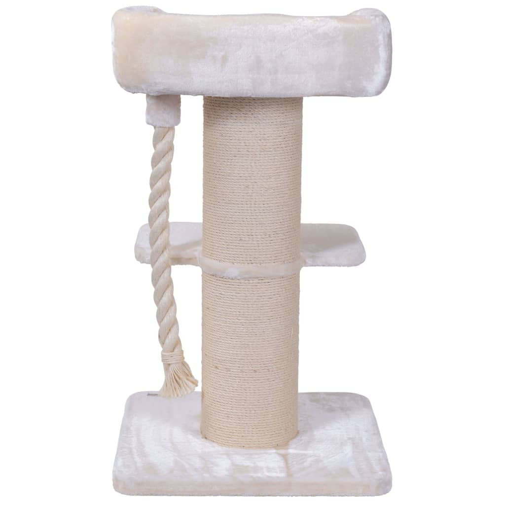 Quapas! Árbol Rascador Para Gatos Ruffles Crema 60x60x115 Cm_2