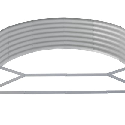 Jardinera Arriate Acero Galvanizado Verde 214x140x36 Cm_4
