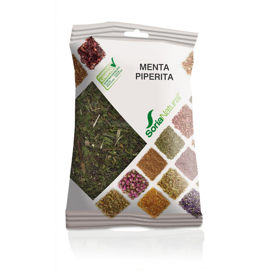 Folhas de hortelã-pimenta Soria Natural, 30 g