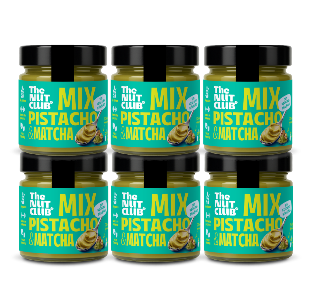Crema de pistacho y matcha 6 uds The Nut Club 200g_0