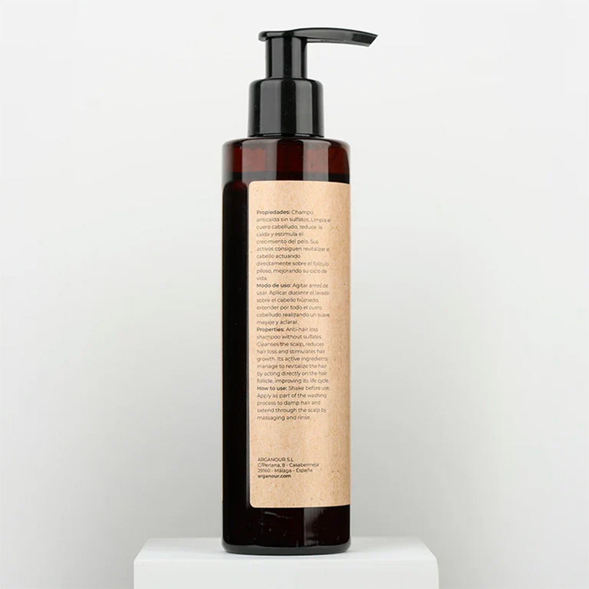 Champô antiqueda sem sulfatos Arganour 200ml