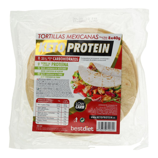 Tortilha Mexicana de Proteína Keto 320g
