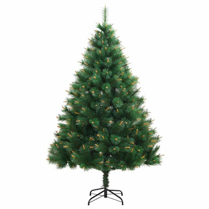 Vidaxl Árbol De Navidad Artificial Con Bisagras 150 Led Y Bolas 150 Cm_4