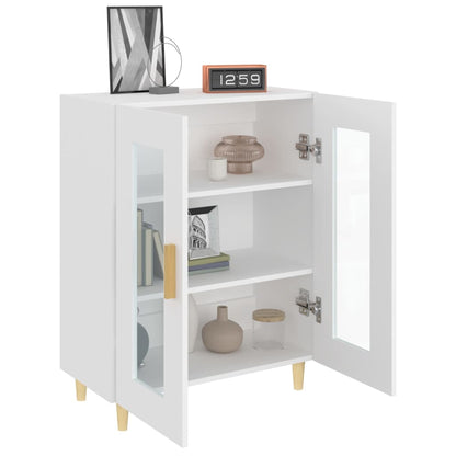 Aparador De Madera De Ingeniería Blanco 69,5x34x90 Cm / Vetonek_3