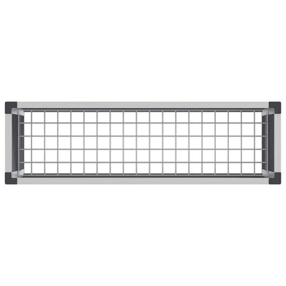 Arriate Elevado Gris 100 X 30 X 42 Cm Wpc Y Aluminio_4