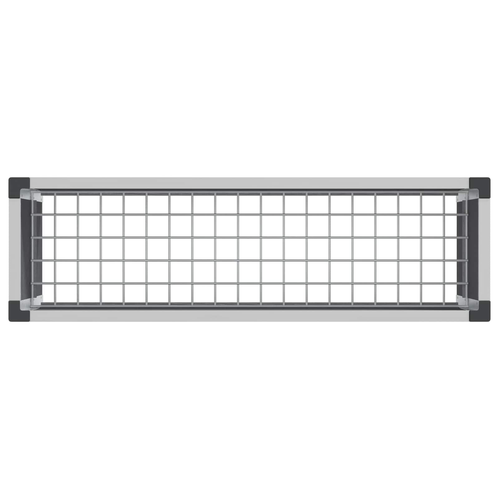 Arriate Elevado Gris 100 X 30 X 82 Cm Wpc Y Aluminio_4