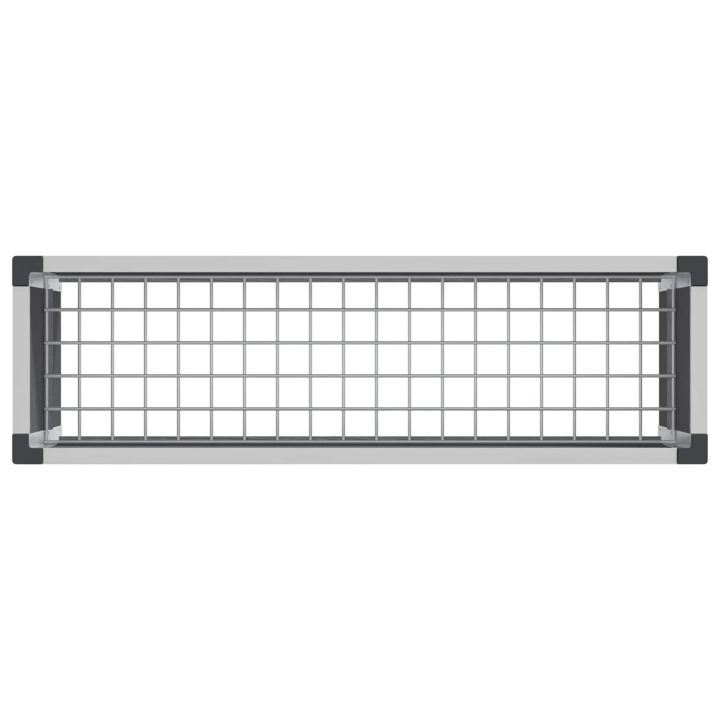 Arriate Elevado Gris 100 X 30 X 22 Cm Wpc Y Aluminio_4