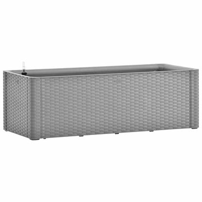 Arriate Con Sistema De Riego Automático Gris 100x43x33 Cm_0