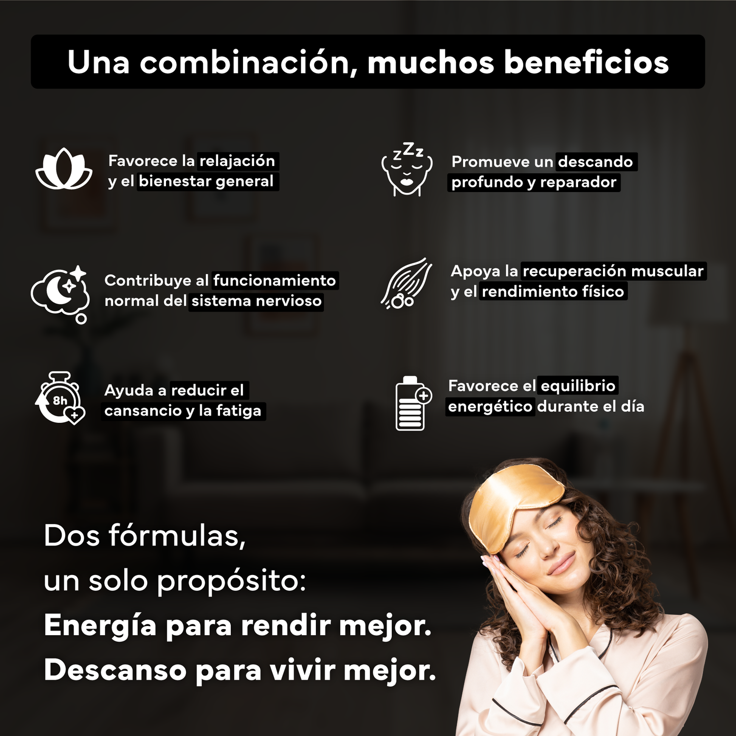 Pack Magnesio Complex + Melatonina. Sevens Nutrition. Descanso Y Relajación Muscular_2